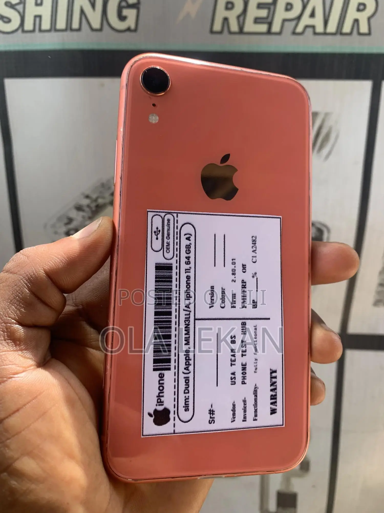 Apple iPhone XR 64 GB Orange