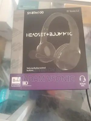 Sy-Btm100 Wireless Communication Headset + Boom Mic