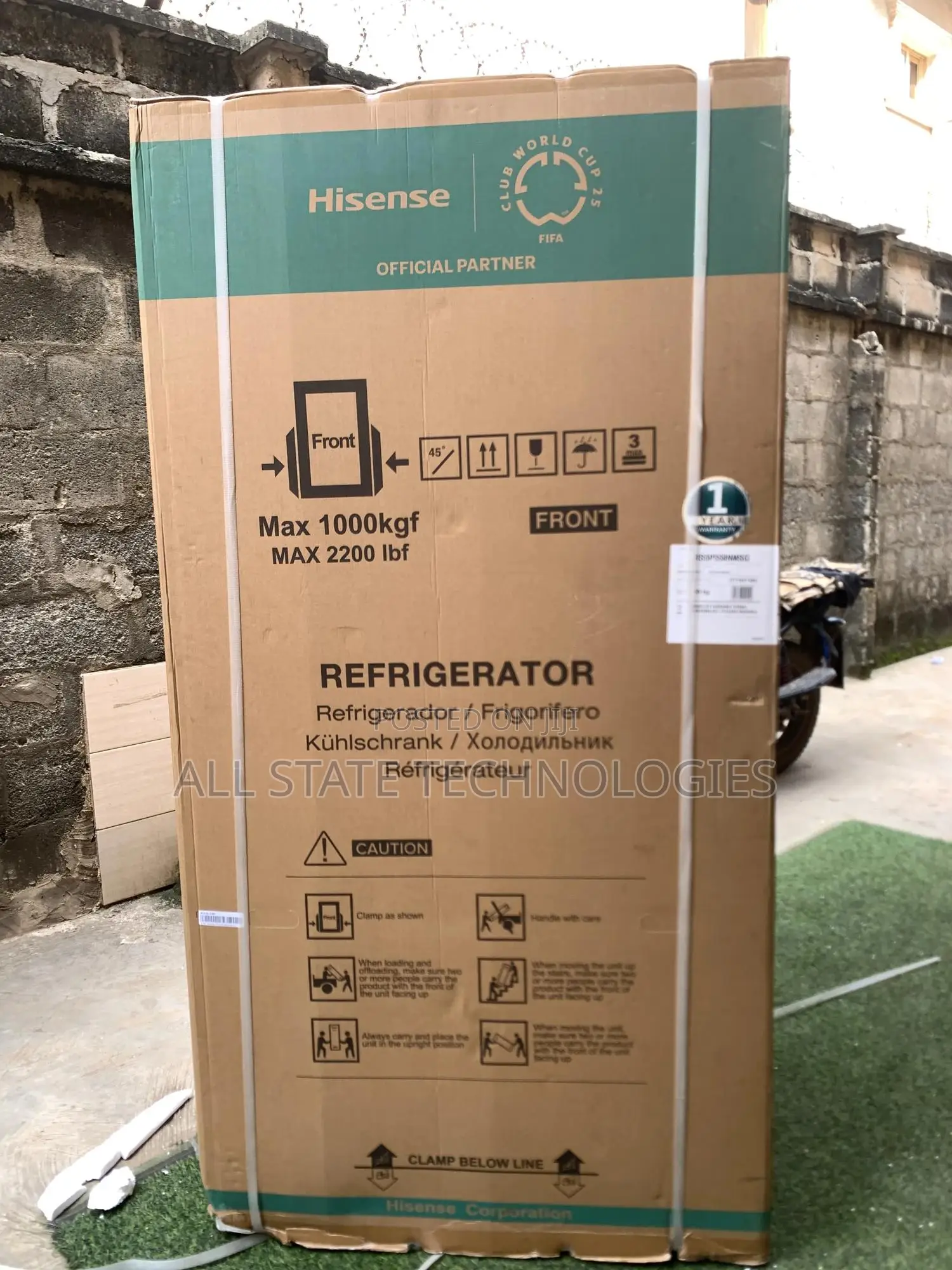 Hisense 529l Inverter Refrigerator – Side by Side Design