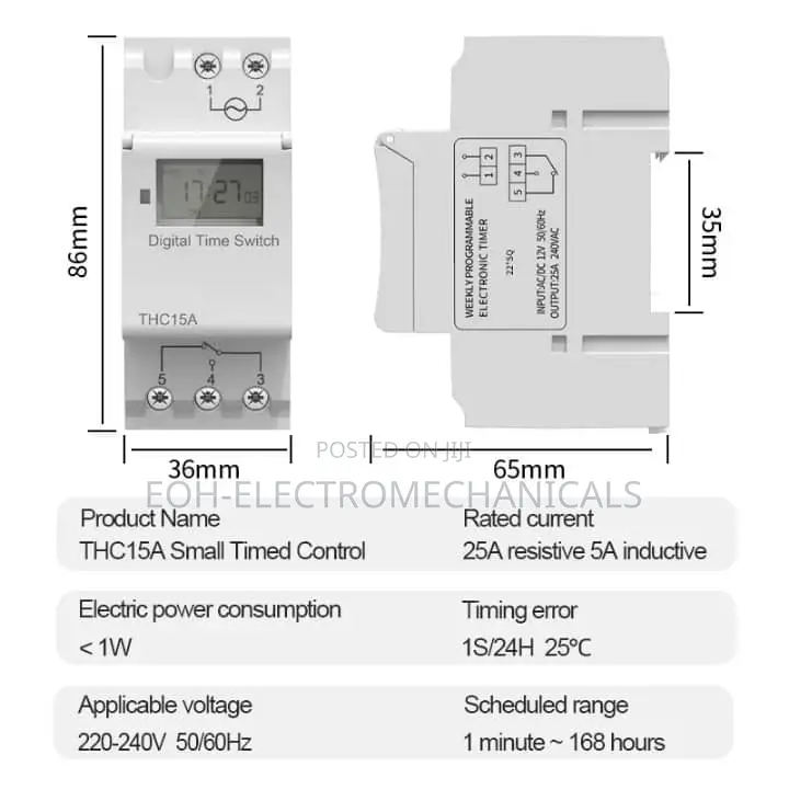 THC 15a Timer Control Switch