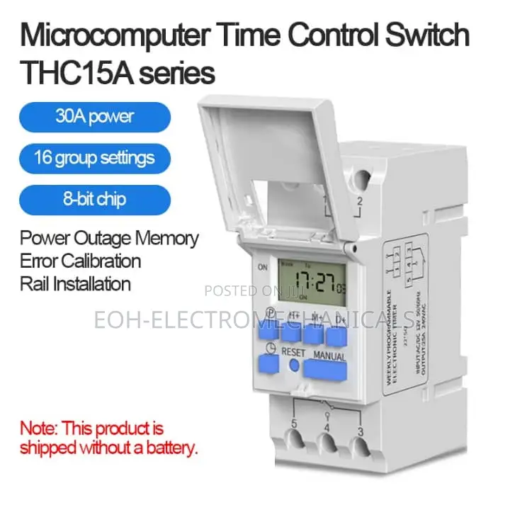 THC 15a Timer Control Switch