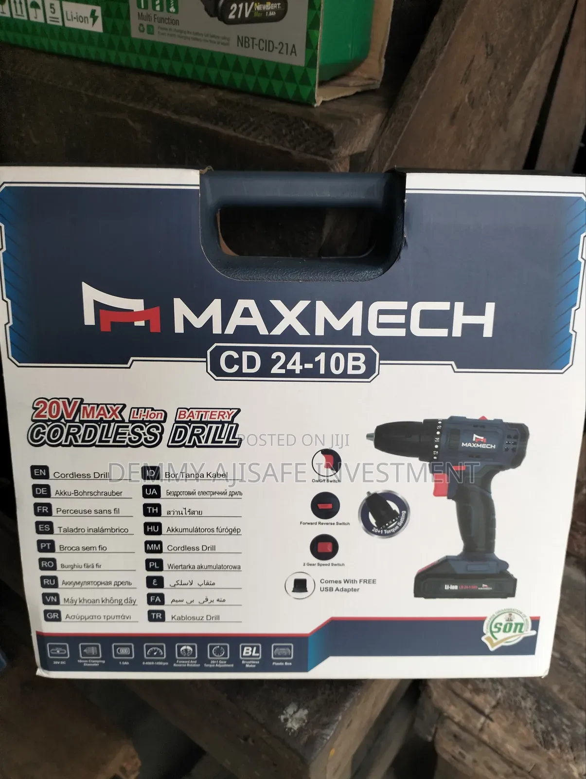 Maxmech Brushless Cordless Drill