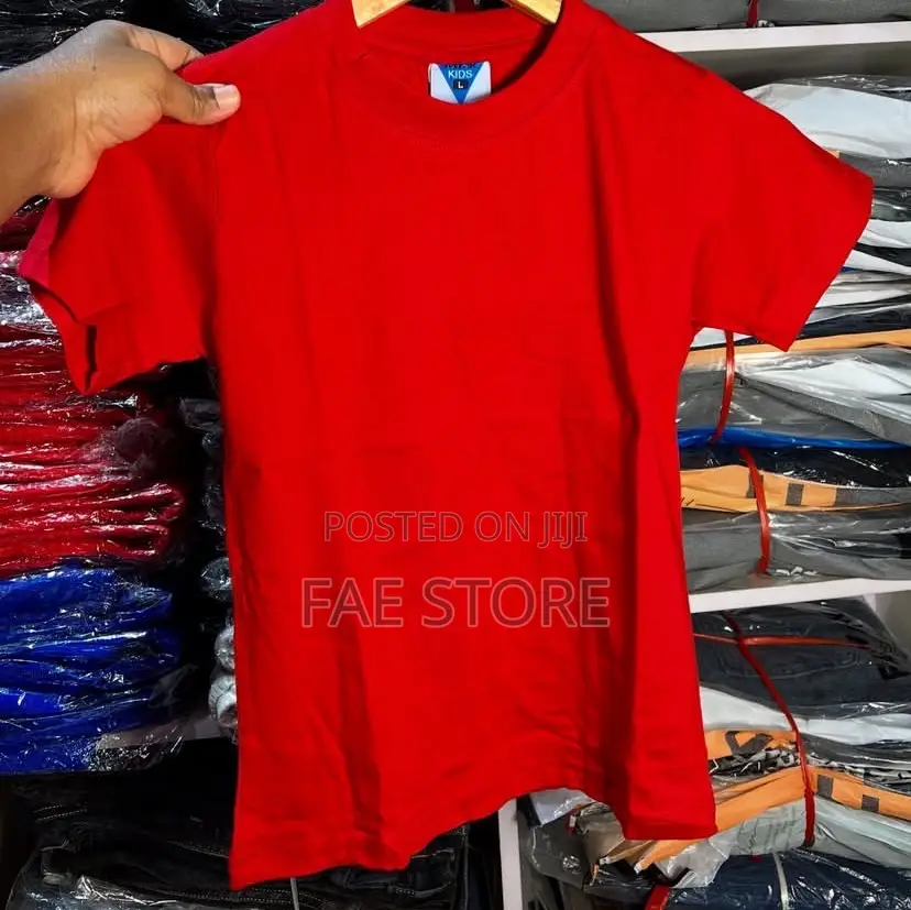 Kids Plain T-Shirts — Comfortable Durable!