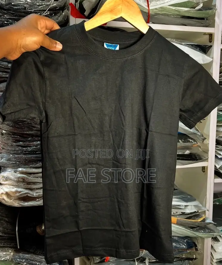 Kids Plain T-Shirts — Comfortable Durable!