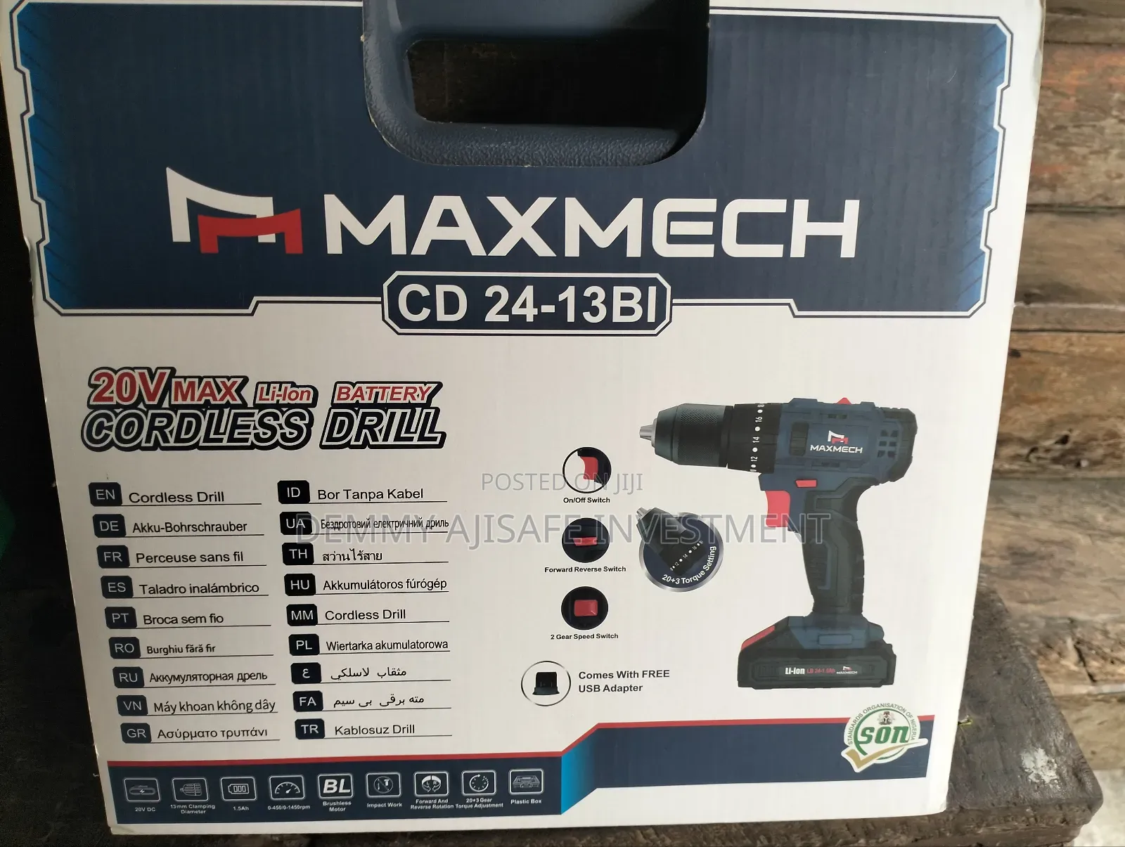 Maxmech Brushless Cordless Impact Drill