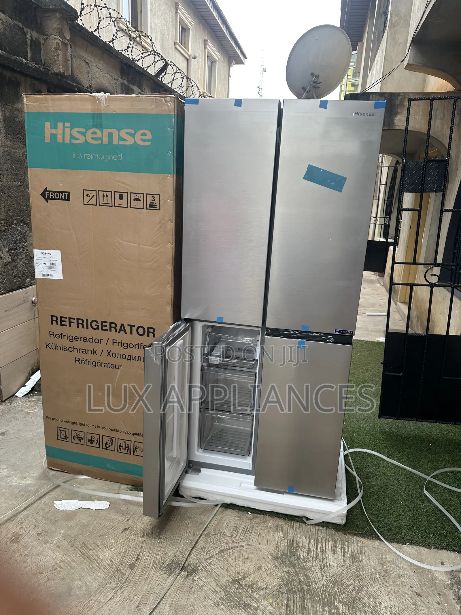 Hisense Rq-54wc – Modern, Durable Side-by-Side Fridge