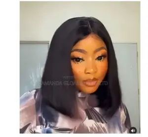Closure 12'inches Pure Human Hair Bob