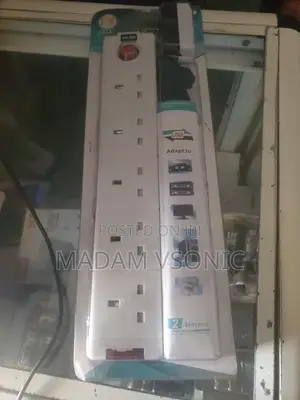 Paer Power Strip Extension Box With 5 Sockets