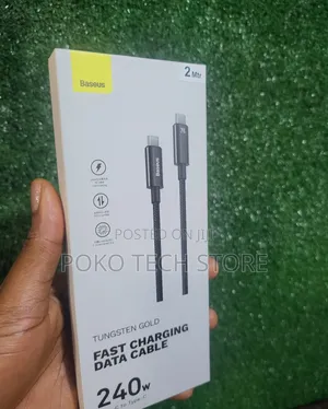 Baseus Tungsten Gold 240w Usb-c To Usb-c Fast Charging Data Cable.