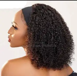 Band Curly Unit Human Hair