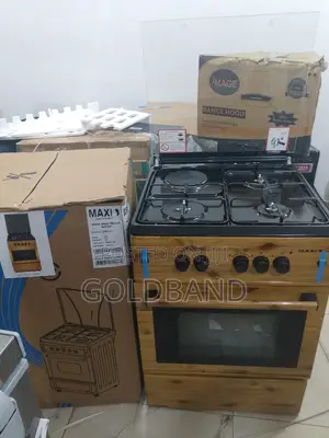 Maxi 3+1 Gas Cooker With Wood – Stylish