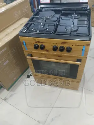 Maxi 3+1 Gas Cooker With Wood Chamber
