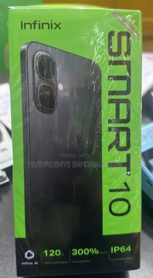 New Infinix Smart 10 64 GB Black