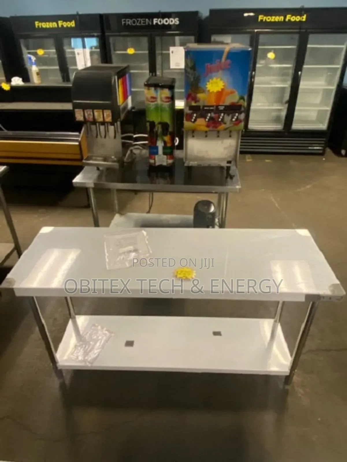 Stainless Steel Work Table With Undershelf
