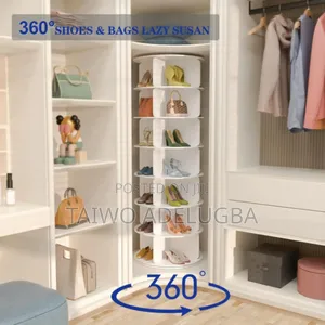 360 Rotating Shoe Rack