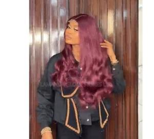 Kimk Closure Spiral Bodywave Unit Wine Color