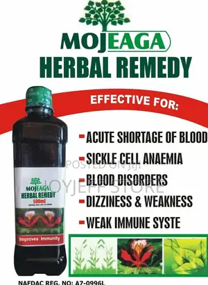 Mojeaga Herbal Blood Builder for Sickle Cell Anaemia