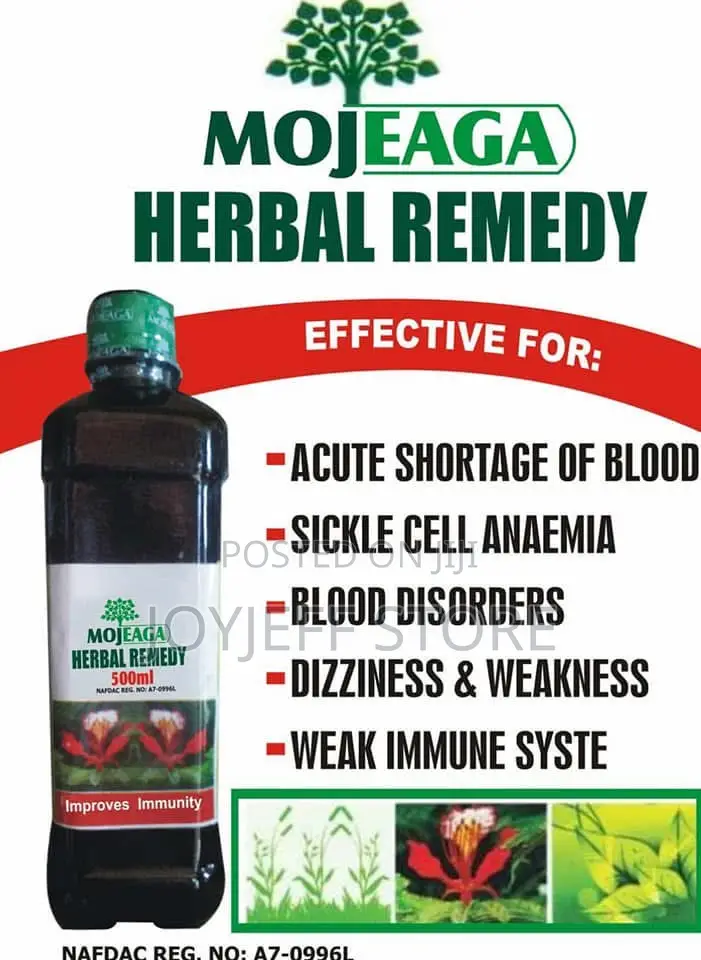 Mojeaga Herbal Blood Builder for Sickle Cell Anaemia