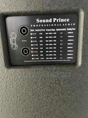 Sound Prince Sp215 Sp219 Sp124 Speakers