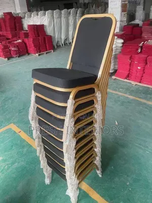Black Colour Banquet Chair