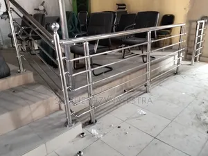 Stainless and Glass Stair Case