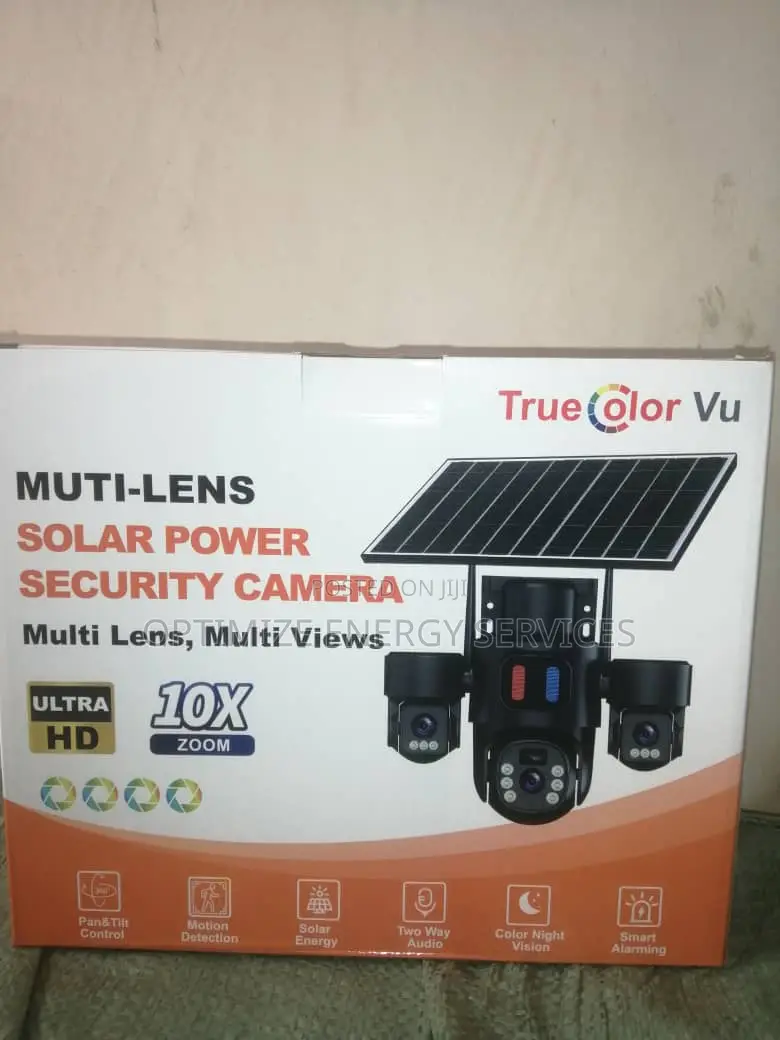 9mp 4g 3 Lens Solar Camera