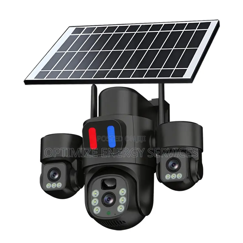 9mp 4g 3 Lens Solar Camera