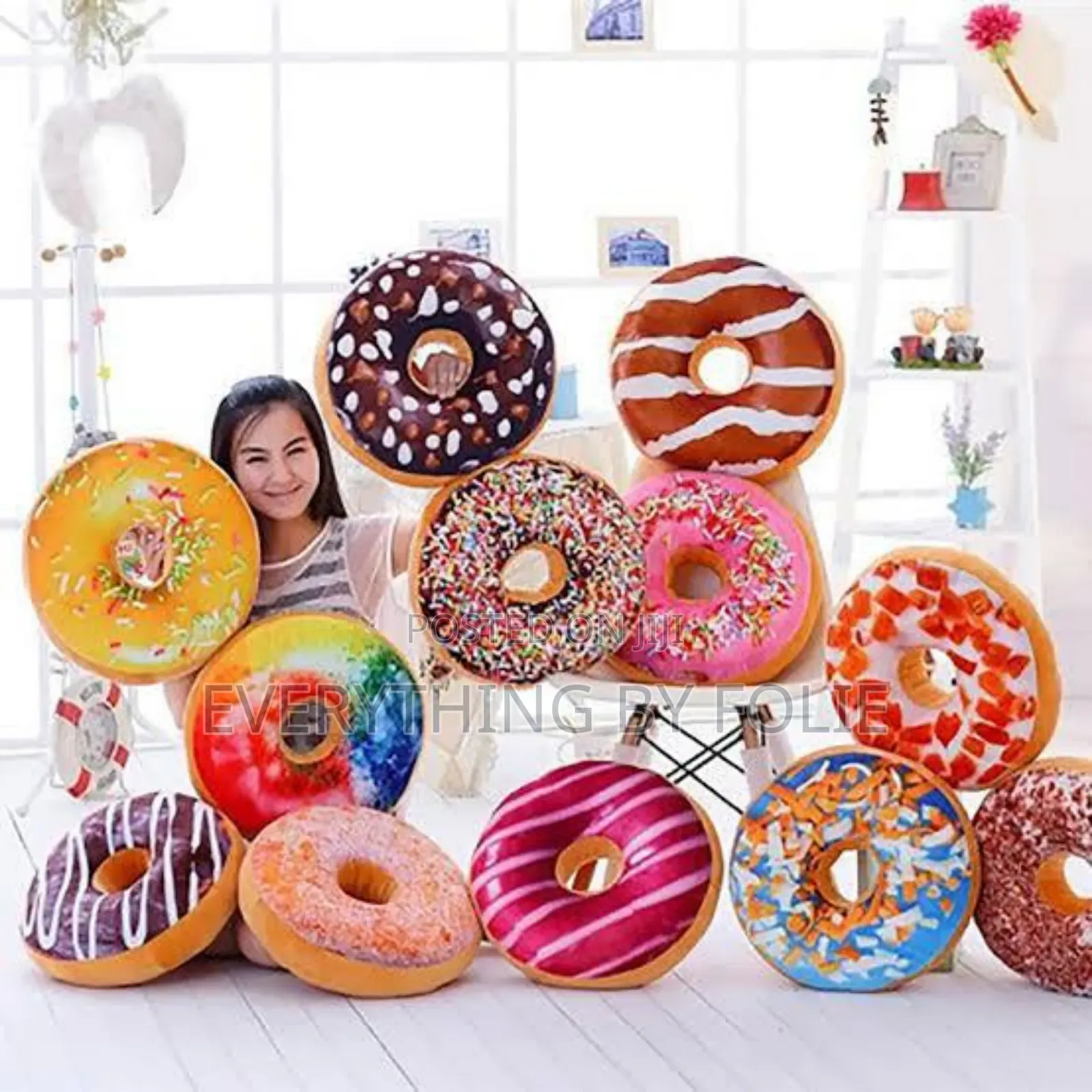 Doughnut Design Pillow