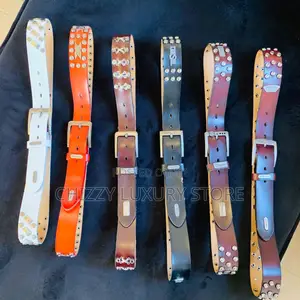 High Quality Luxury Men Genuine Leather Stuf Belts.