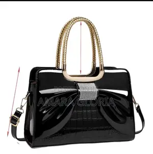 Bow Design Handbag, Simple and Sweet Shoulder Bag.