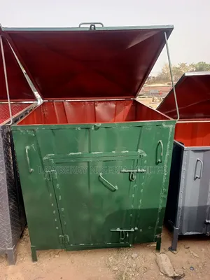 Complete Chaka Plate and Plain Industrial Waste Bin