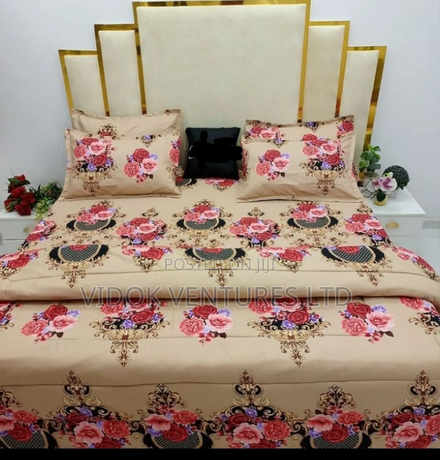 Duvet Complete Set. Quality Flower Material.For Vip