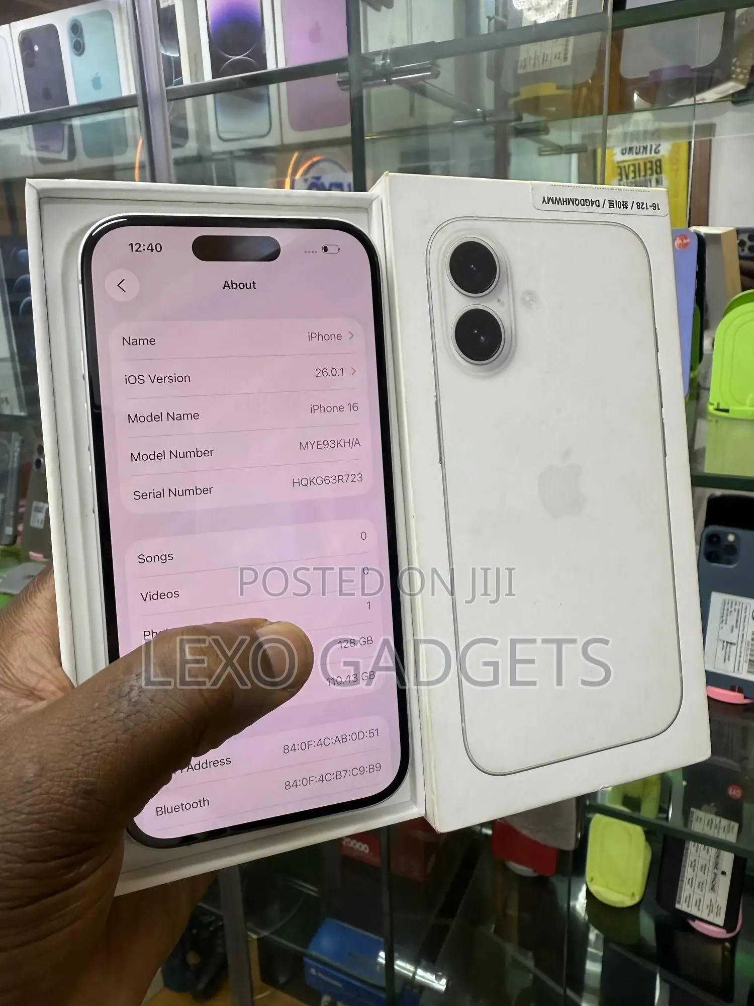 Apple iPhone 16 128 GB White