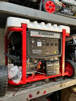 Firman Eco12990es 10kva Key Start Petrol Generator [Bland And Red]