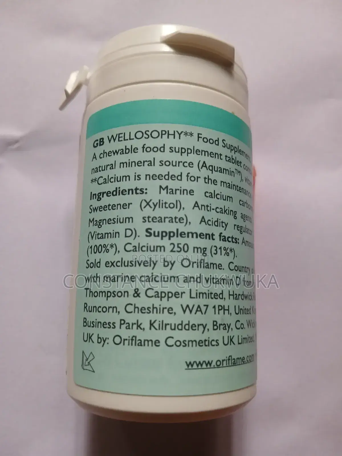 Wellosophy Marine Calcium Vitamin D