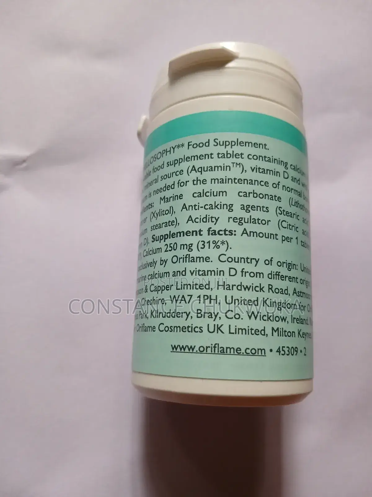 Wellosophy Marine Calcium Vitamin D