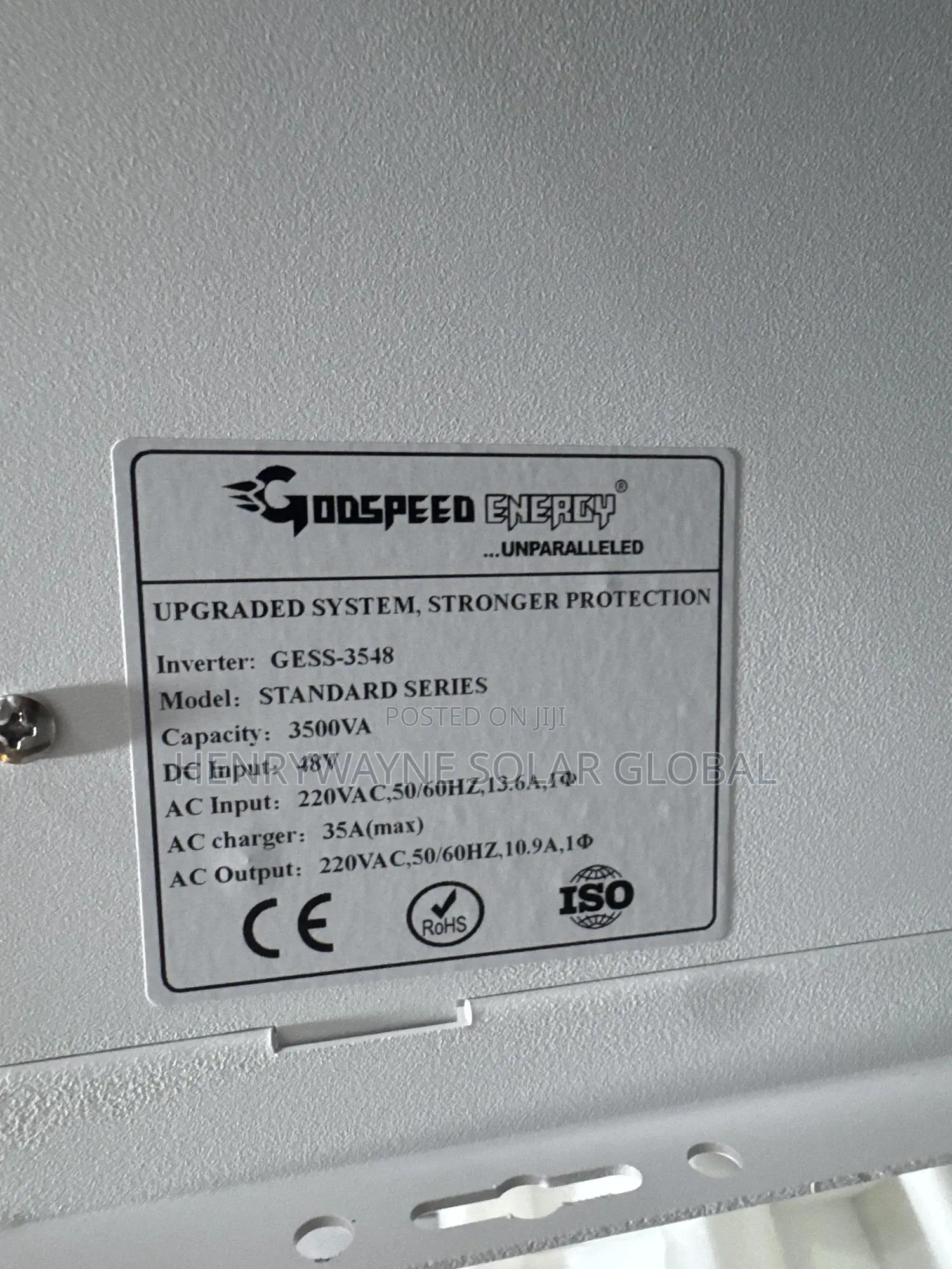 3.5kva 48v Godspeed