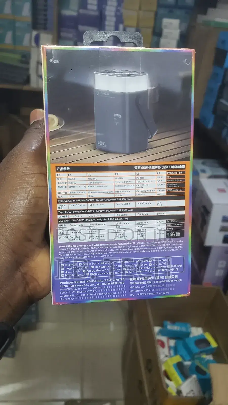Remax 40000mah Support Pd75w Fast Charging