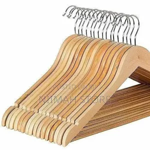 National Wooden Hanger - 10pcs