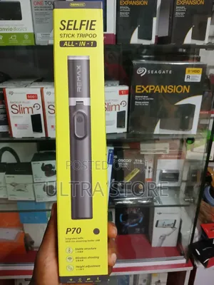 Remax P70 1.6cm Extendable Selfie Stick Multifunction Live Streaming