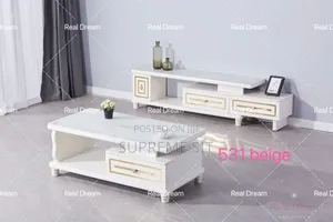 Complete Set of Tv Console and Table