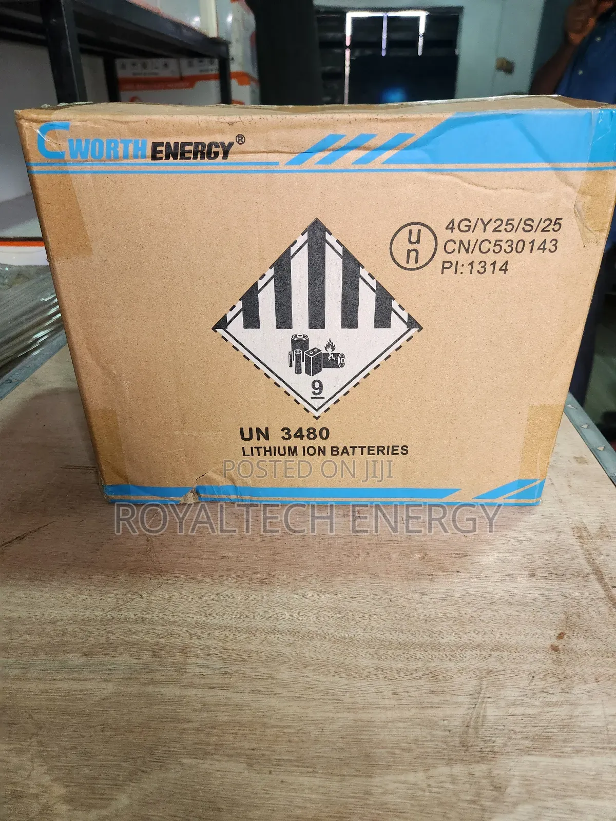 C-Worth 1.28kwh 12.8v Lithium Battery