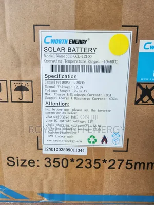 C-Worth 1.28kwh 12.8v Lithium Battery