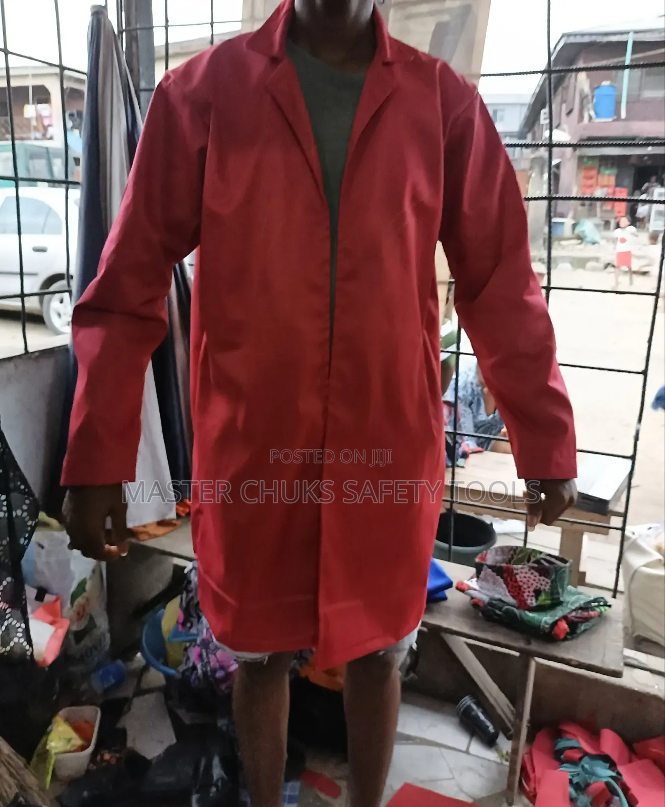 Red Lab Coat