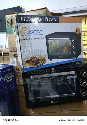 Boscon Electric Oven 45l for Cakes Bread