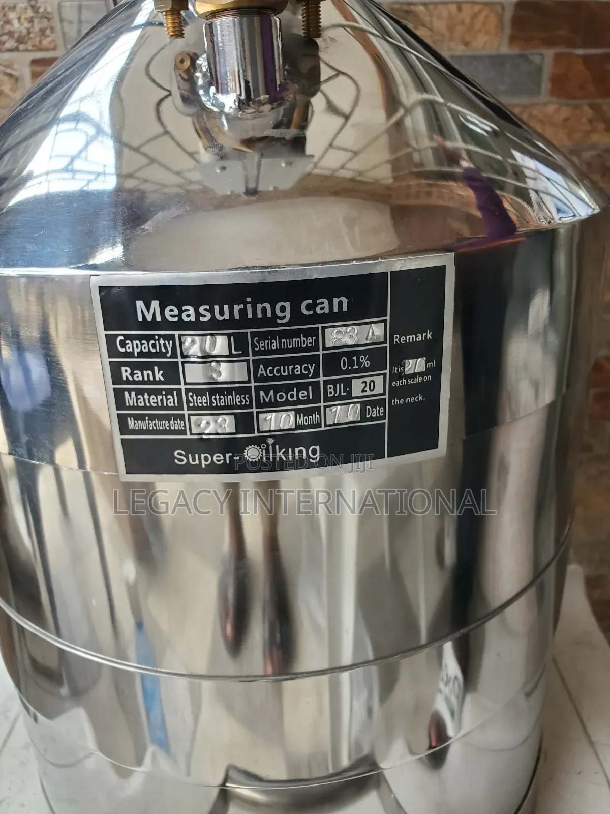 Calibration Can/Measuring Can 20l