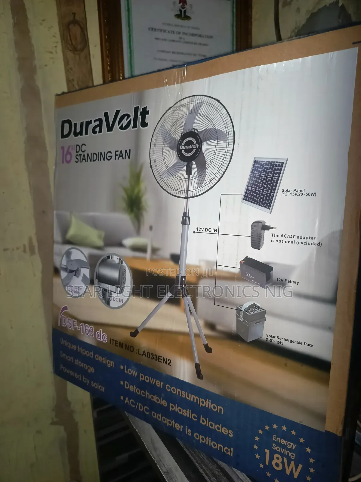16 Inches Dc Standing Fan