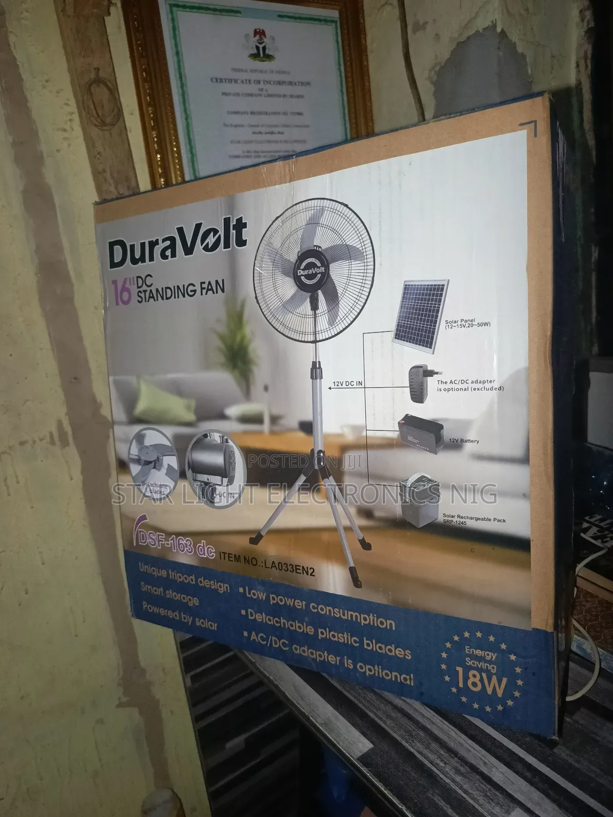 16 Inches Dc Standing Fan
