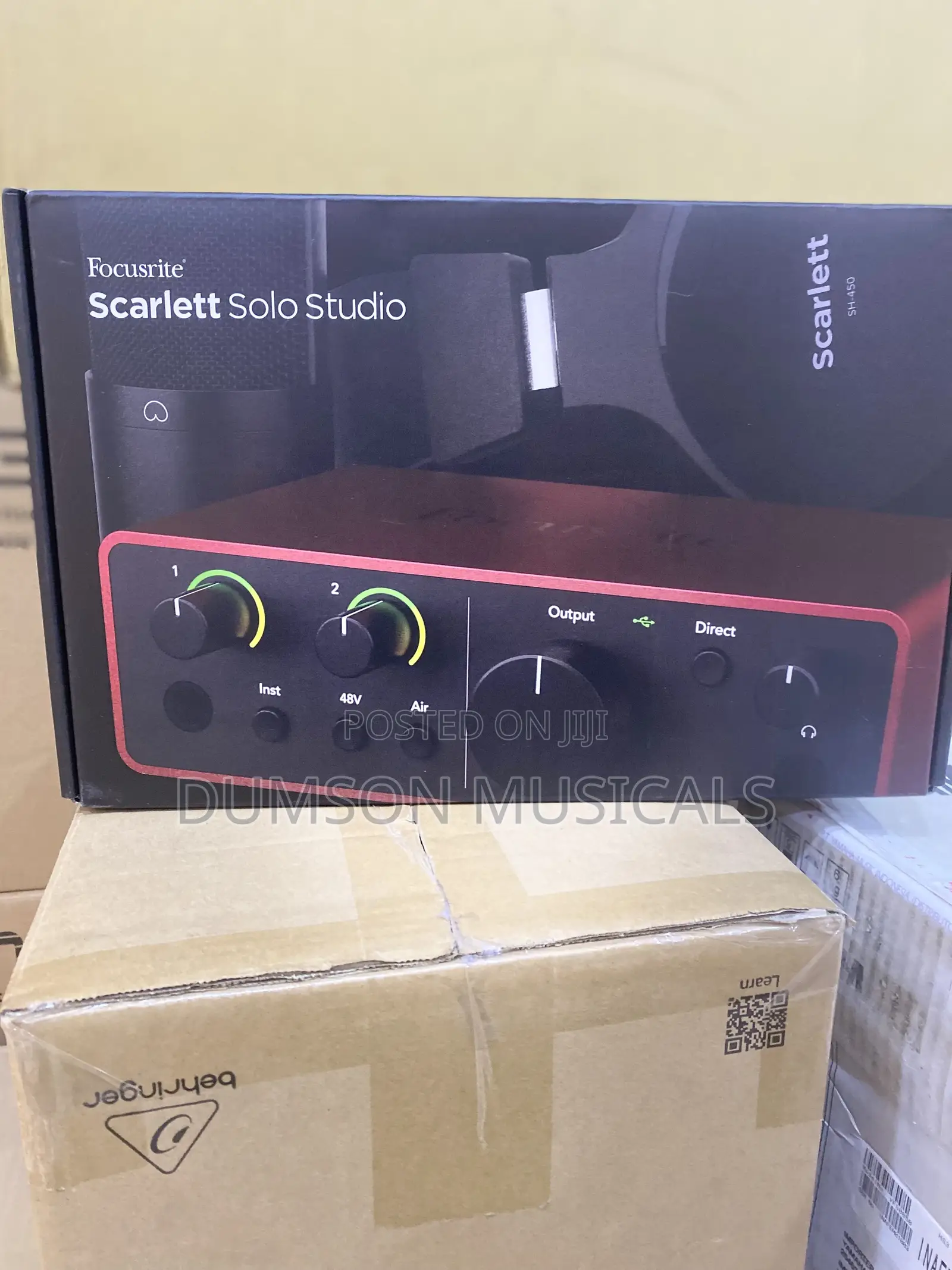Focusrite Scarlett Solo Studio 4thgen Complete Set