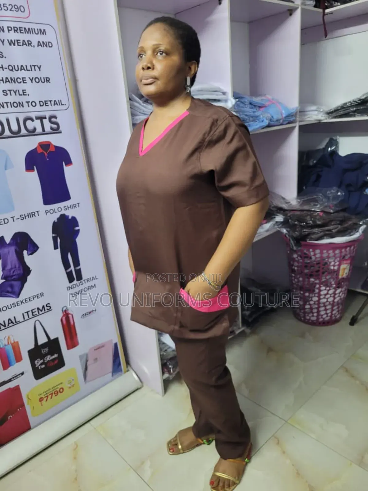 Brown Nanny's Uniform